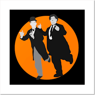 Laurel and Hardy - Orange Posters and Art